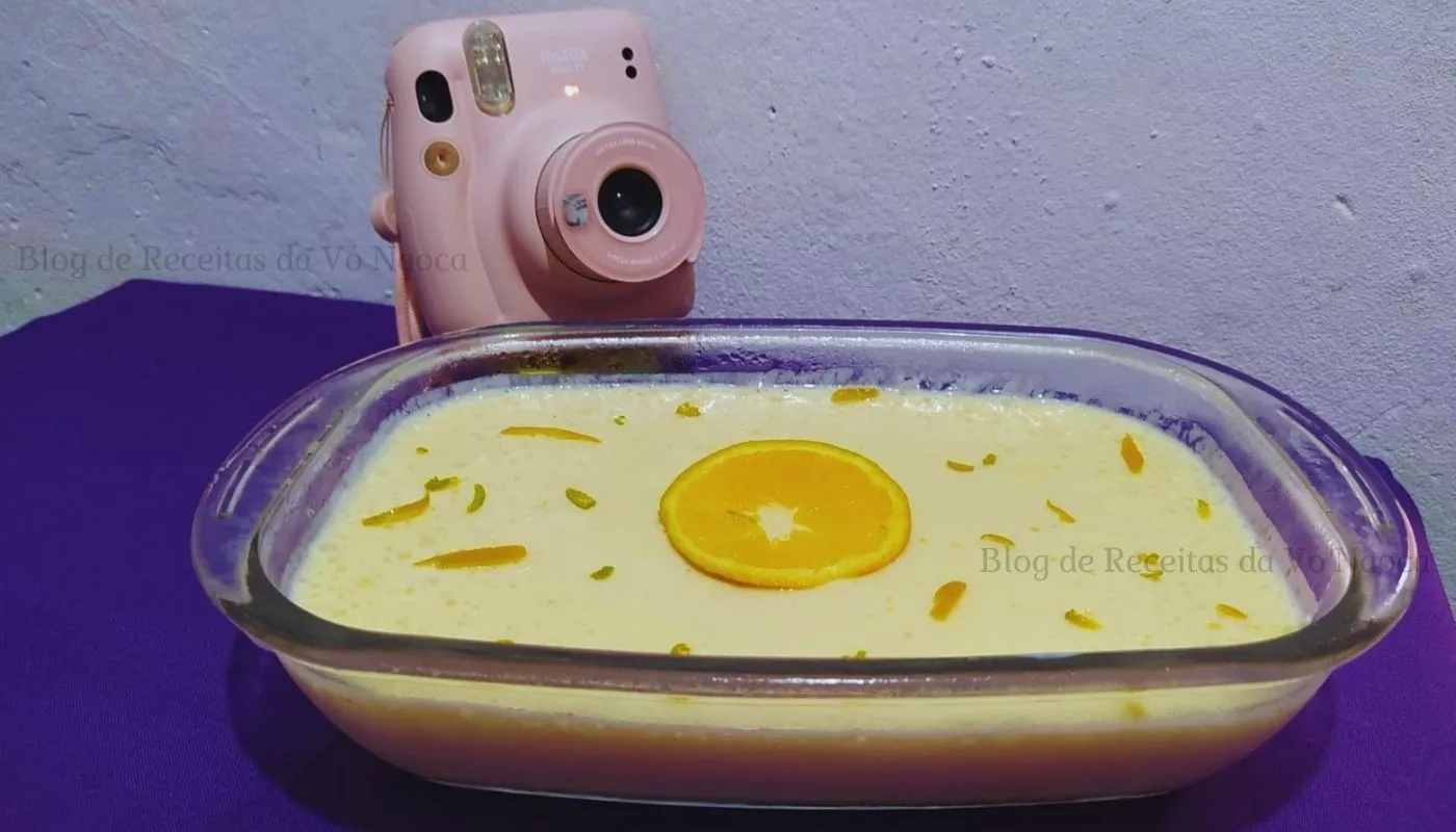 Sobremesas: Mousse de Laranja Rápida de Liquidificador