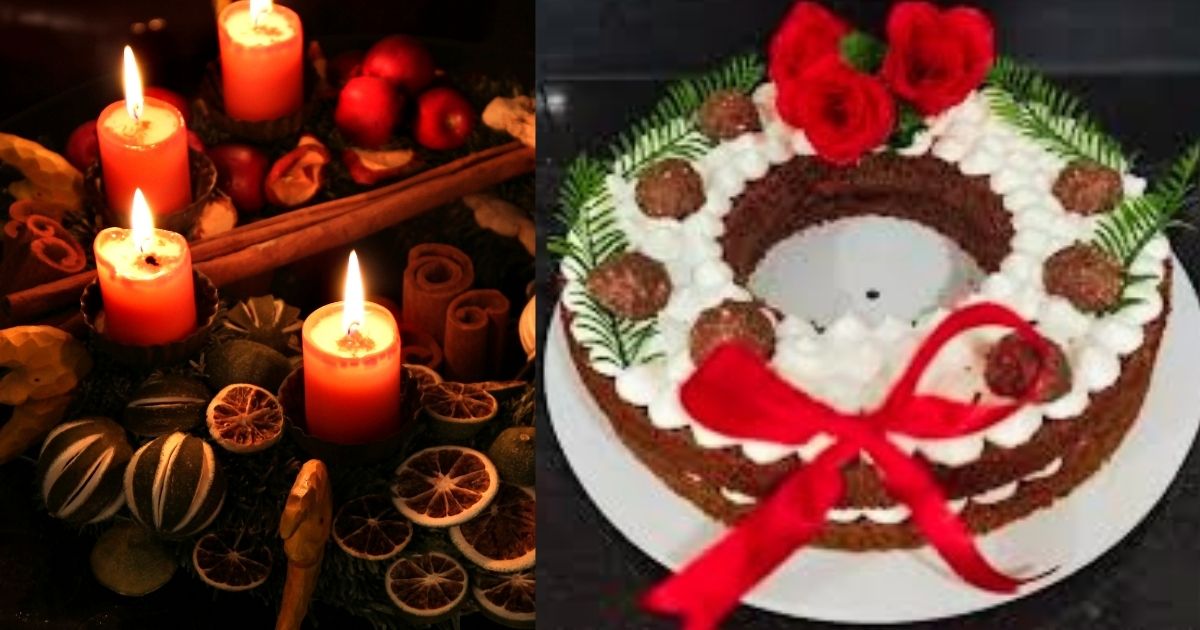 Natal: Bolo Guirlanda de Natal Chocolícia