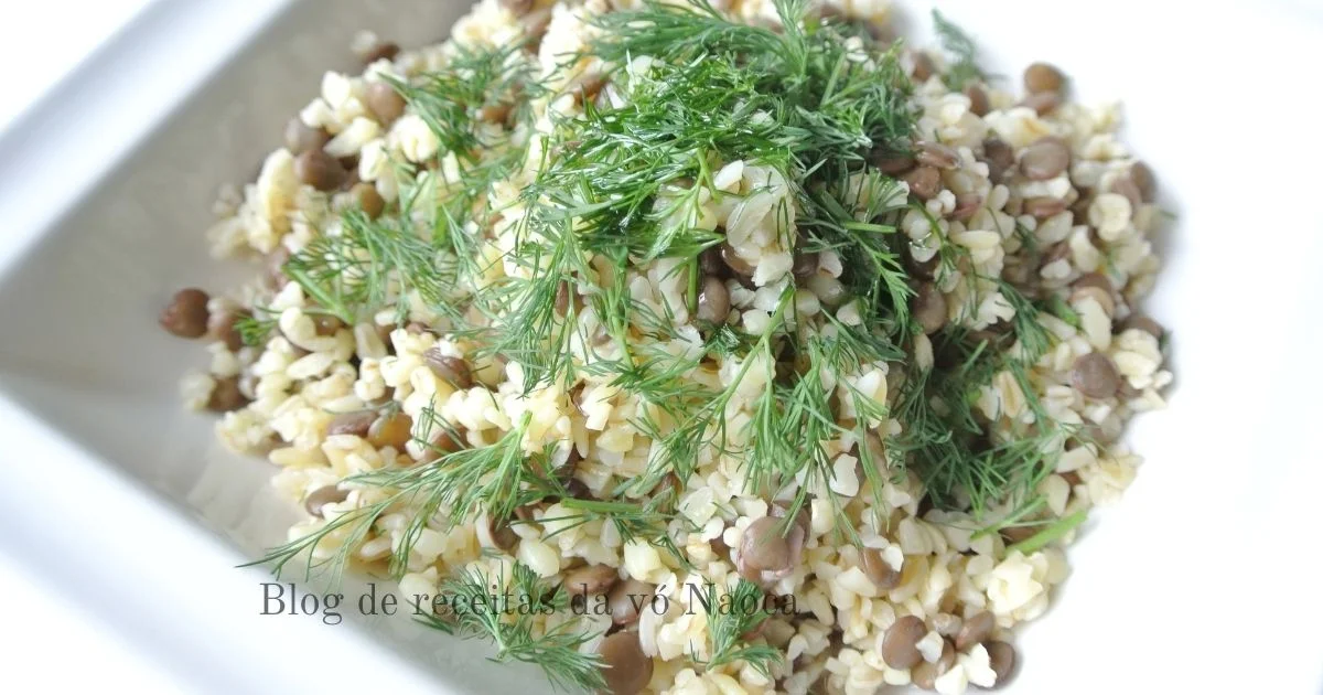 O blog trouxe uma receita de arroz com lentilhas para o Ano Novo. Um arroz...