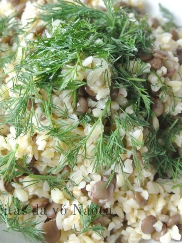 O blog trouxe uma receita de arroz com lentilha . Um arroz soltinho e muito...