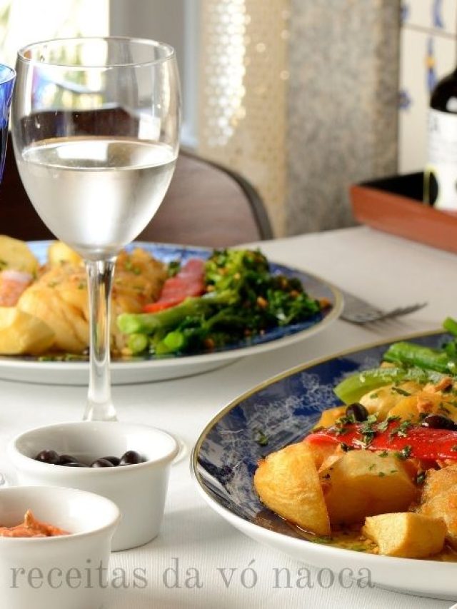 O blog trouxe essa deliciosa receita de Lombo de Bacalhau Assado no Azeite para você...