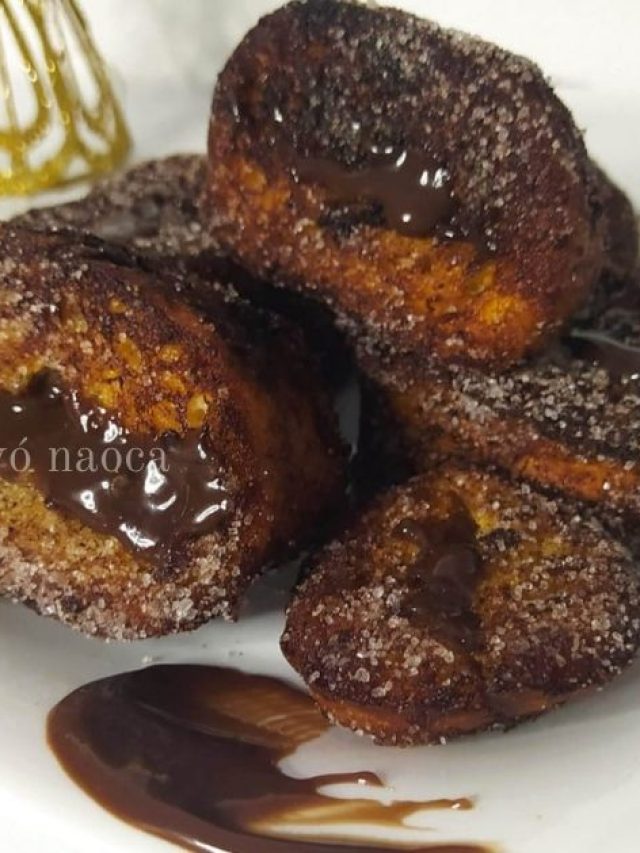 A naoca trouxe uma receita de rabanada recheada com chocolate que é sucesso em época...