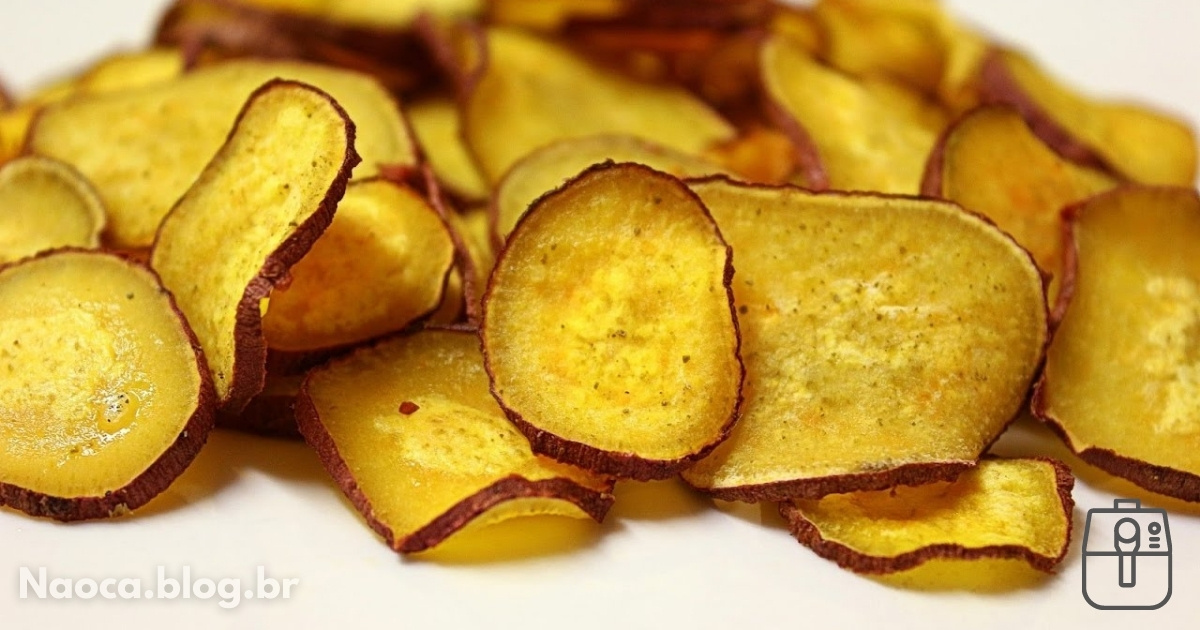 Air Fryer: Chips de batata-doce na Airfryer