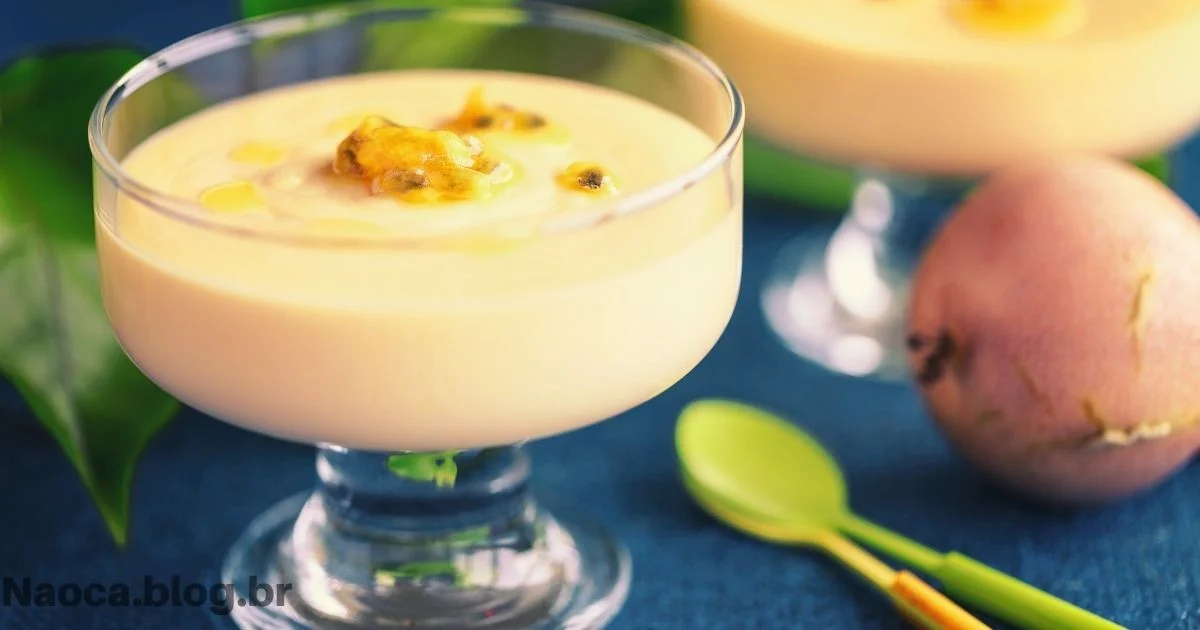 Sobremesas: Mousse de Maracujá