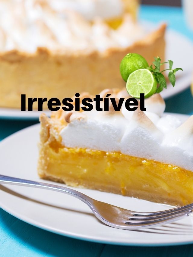 Veja como fazer torta de limão. Essa é uma  receita que é muito prática...