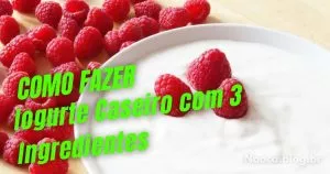 como fazer iogurte caseiro com 3 ingredientes