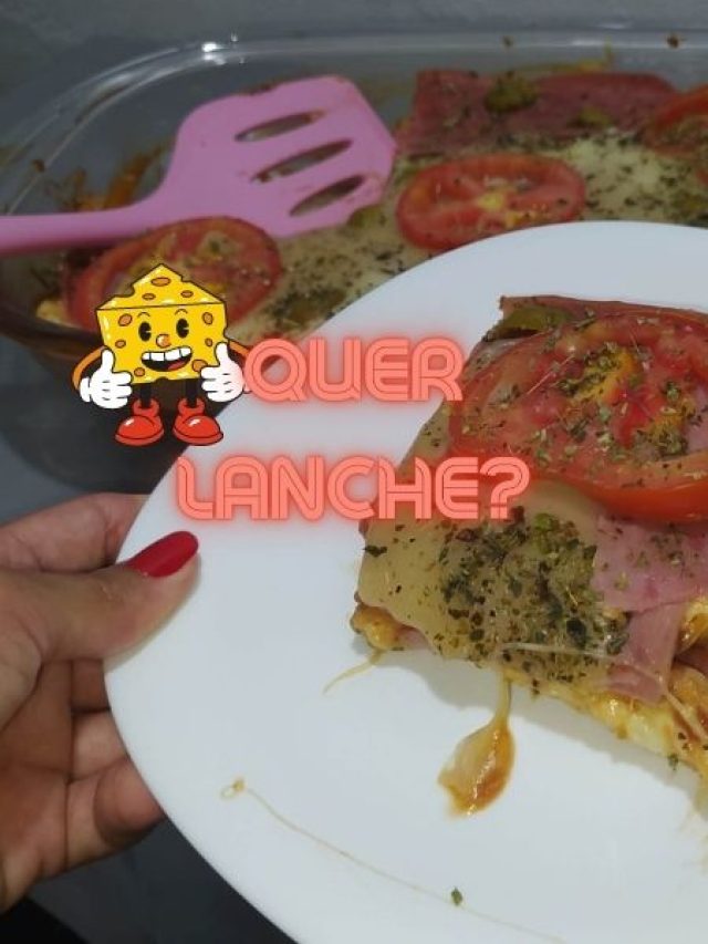 Faça um lanche de pão de forma simples. É super econômico. Acompanhe....