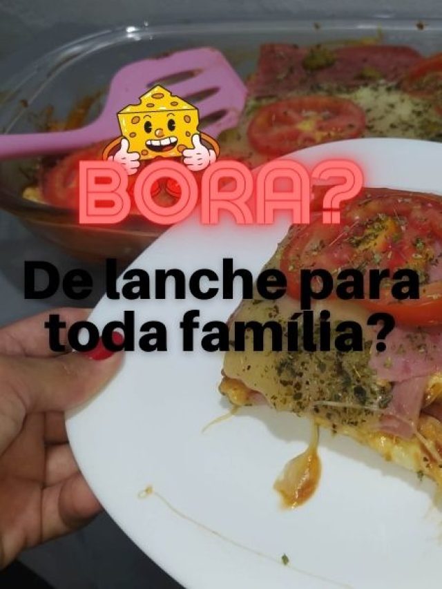 Faça um lanche de pão de forma simples. É super econômico. Acompanhe....