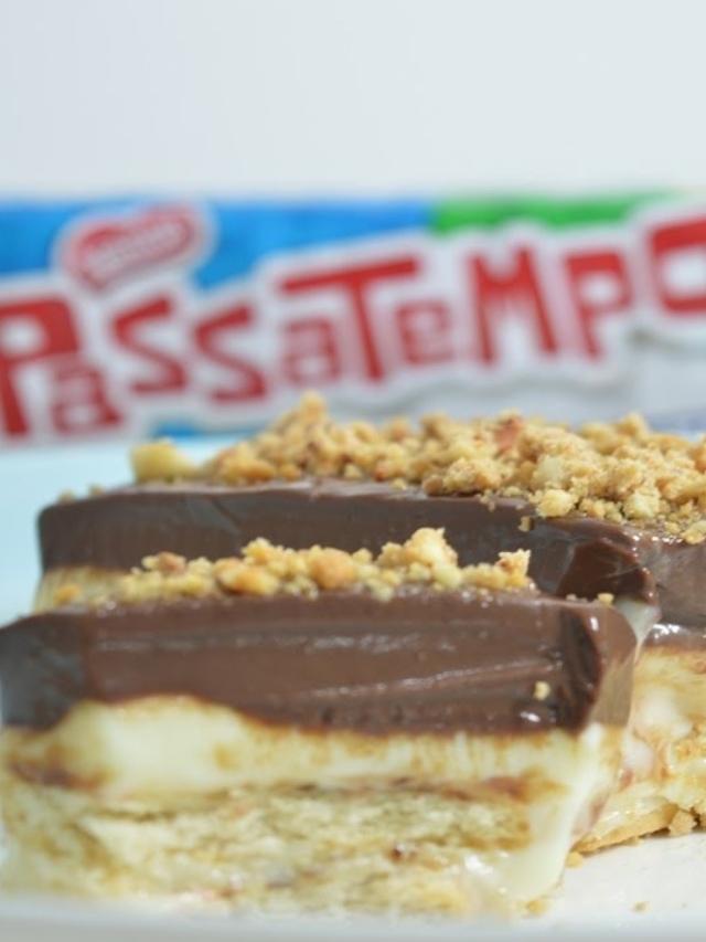 Preparado pra fazer uma receita de Pavê de Passatempo deliciosa e rápida? Então acessa ai...