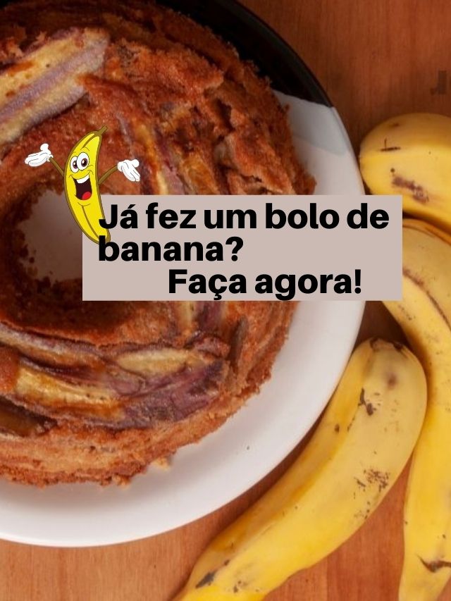 O blog trouxe uma receita de Bolo de Banana de Liquidificador Simples que tem o...