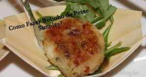 Bolinho de Peixe Simples