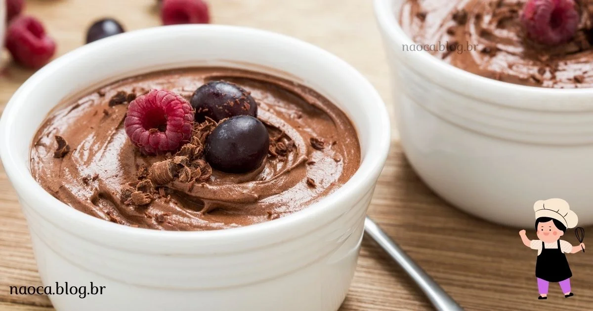 Sobremesas: Mousse de Inhame Vegano