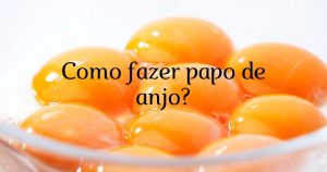 Como Fazer Papo de Anjo