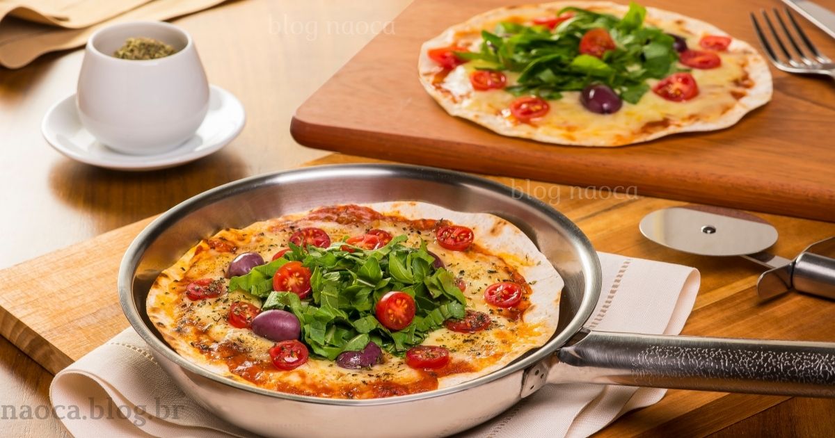 Especiais: Pizza de Frigideira Simples