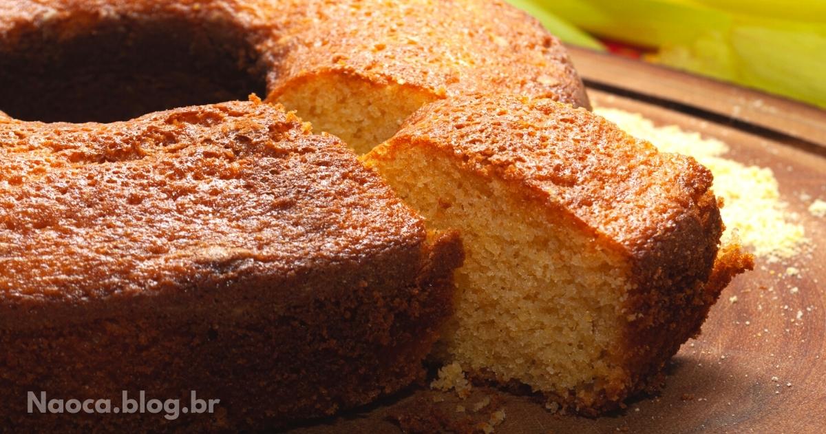 Bolos: Bolo de Fubá com Milho Verde (Magnífico)