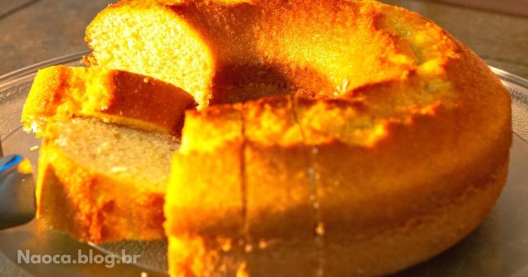 Receita de bolo de fuba cozido