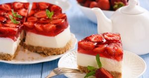 Receita de Cheesecake de morango