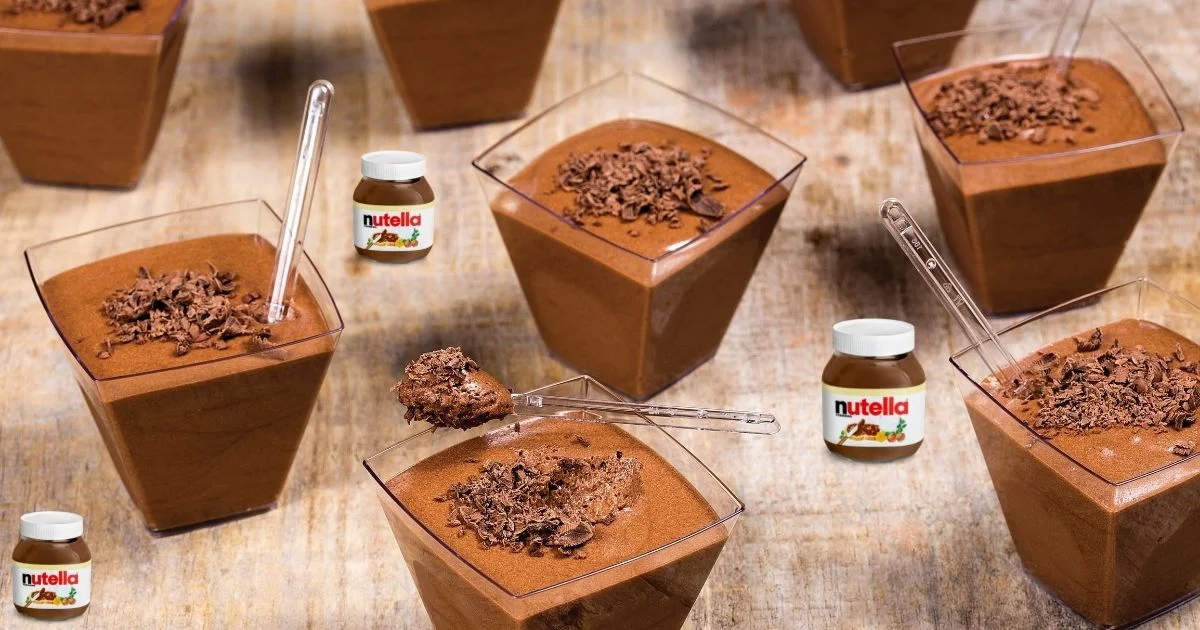 Sobremesas: Mousse de Nutella