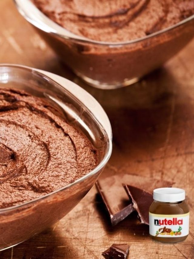 Mousse de Nutella Cremoso Para os Dias de TPM...