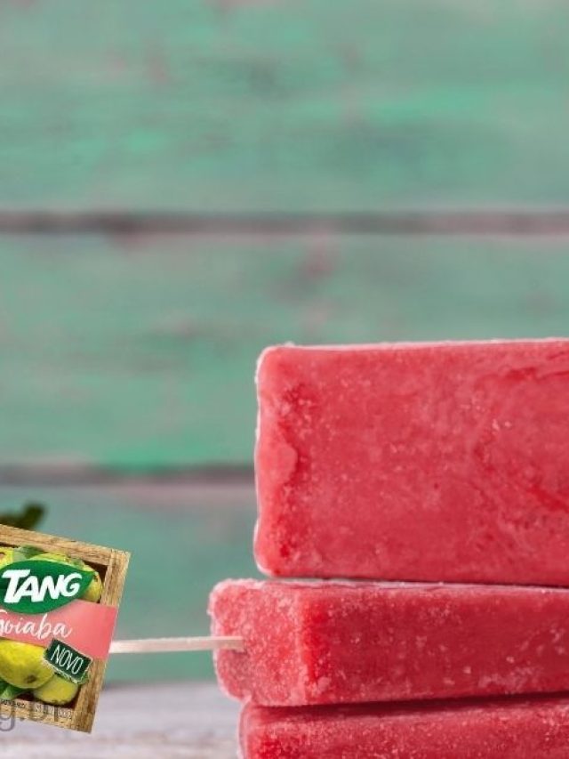 Fazer Picolé Cremoso com Tang de Goiaba é mais fácil do que se imagina, fazemos...