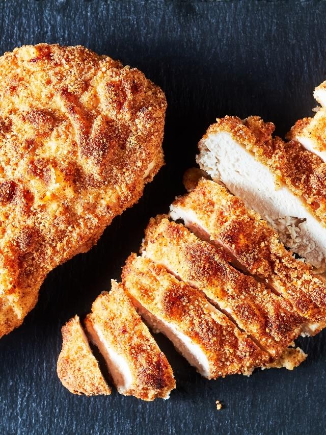 Veja como fazer frango empanado na airfryer, fica tão crocante. Acompanhe....