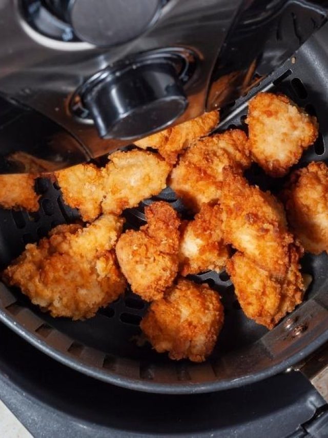 Venha ver como meus nuggets de frango na airfryer ficam crocante. E é Livre de...