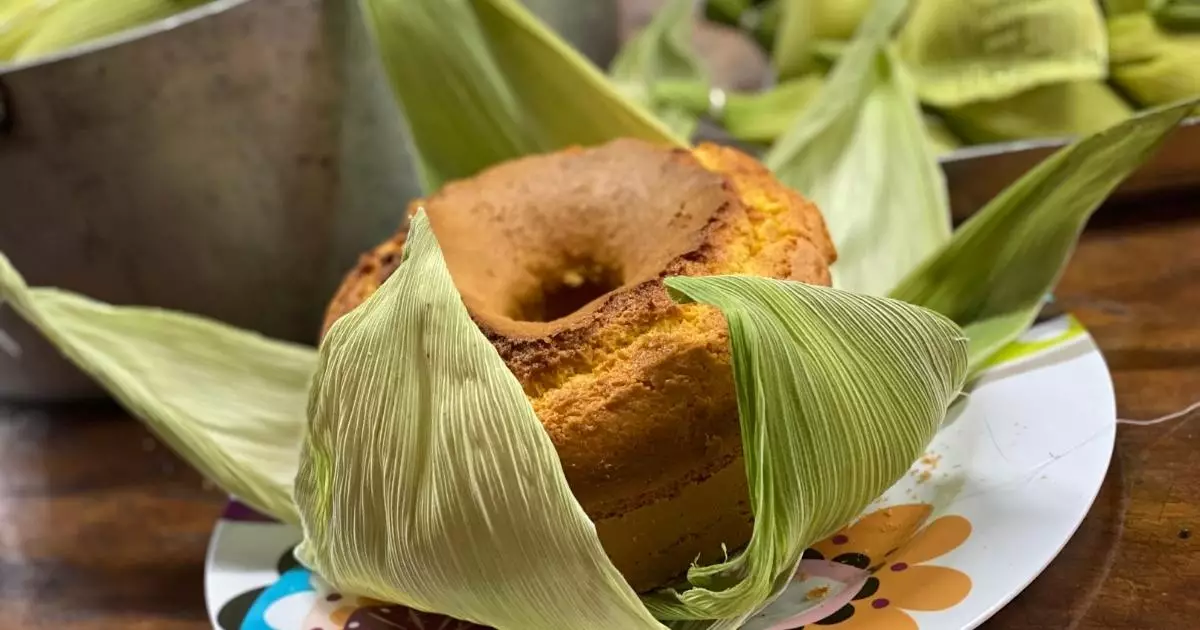 Bolos: Bolo de Milho Verde Caipira