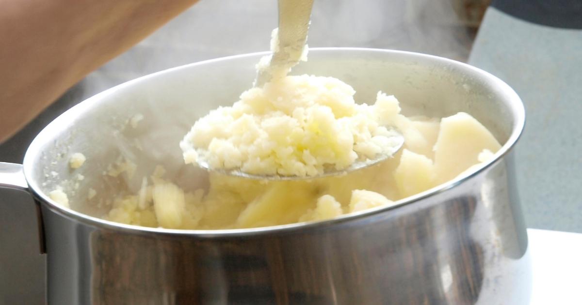 Receita de purê de batata