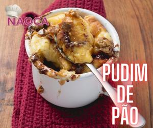 receita de pudim de pão