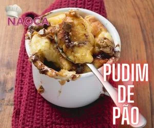 receita de pudim de pão