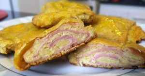 Enroladinho Low-Carb De Presunto E Queijo