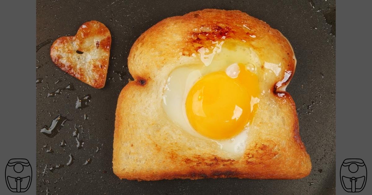 Pão com Ovo na Airfryer