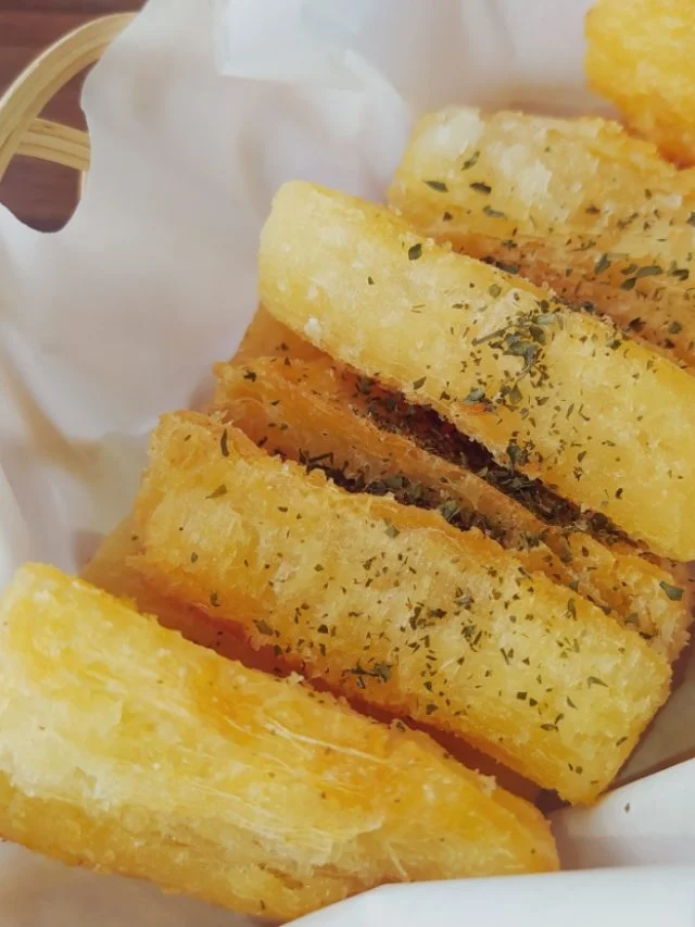  Aipim Bem Temperados e Fritos na AirFryer...