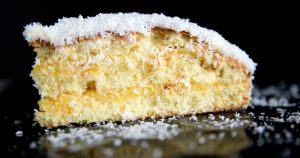 Bolo de coco para reveillon