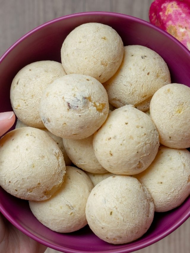 Venha fazer um pão de queijo vegetariano sem conter nenhum tipo de queijo e mesmo...