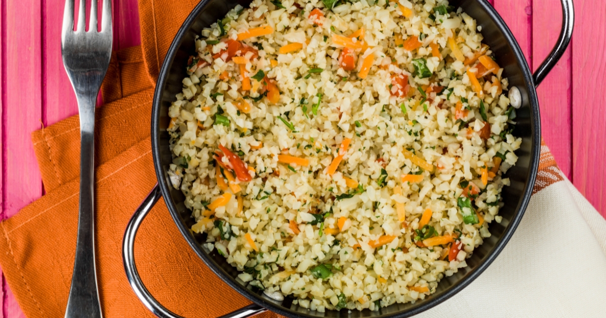 Saudável: Arroz Integral com Legumes