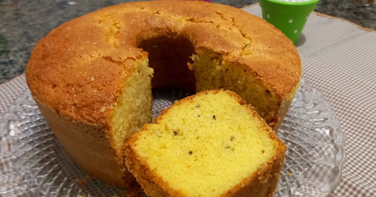 Festa Junina: Bolo de Fubá com Erva Doce