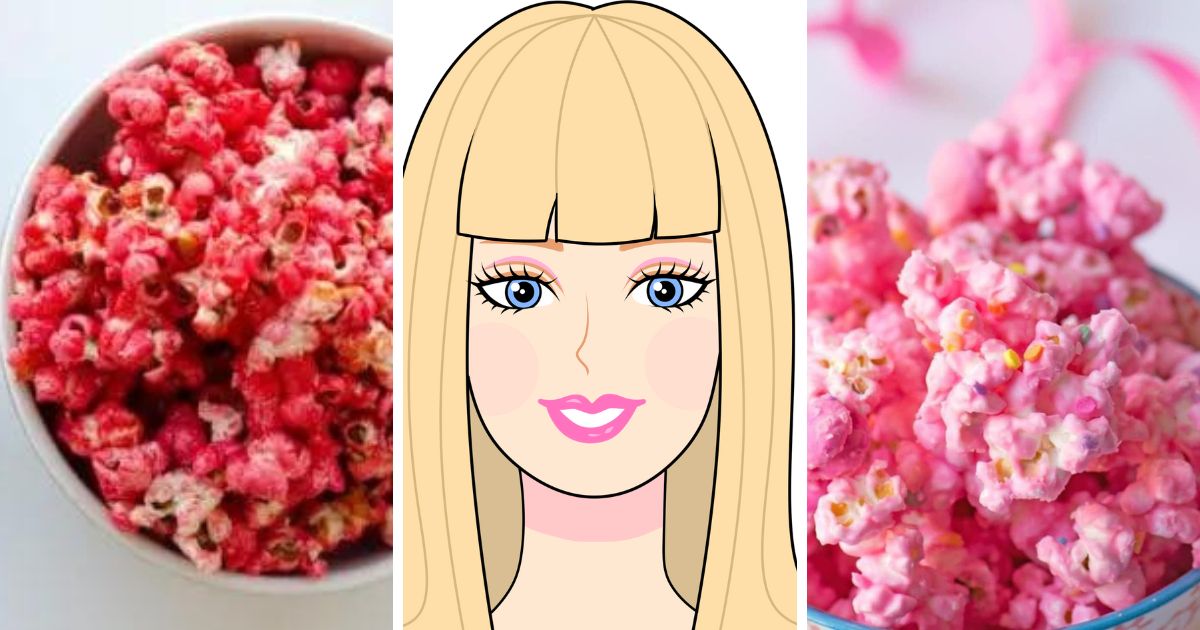 Receitas famosas: Pipoca Rosa da Barbie