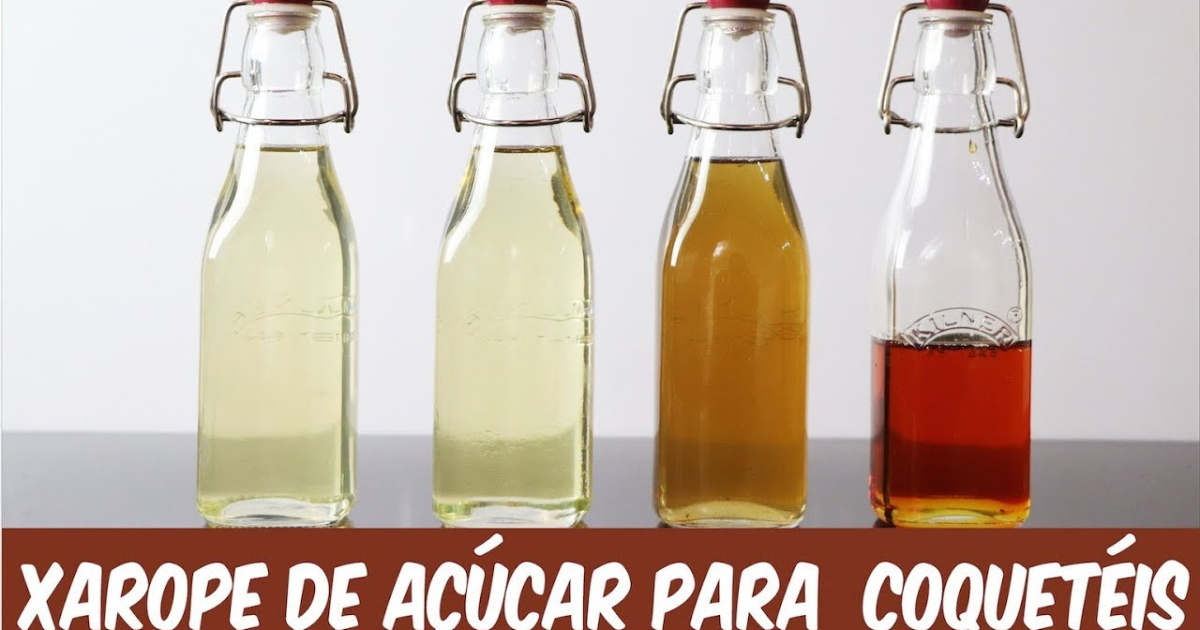 Bebidas: Xarope para Drink