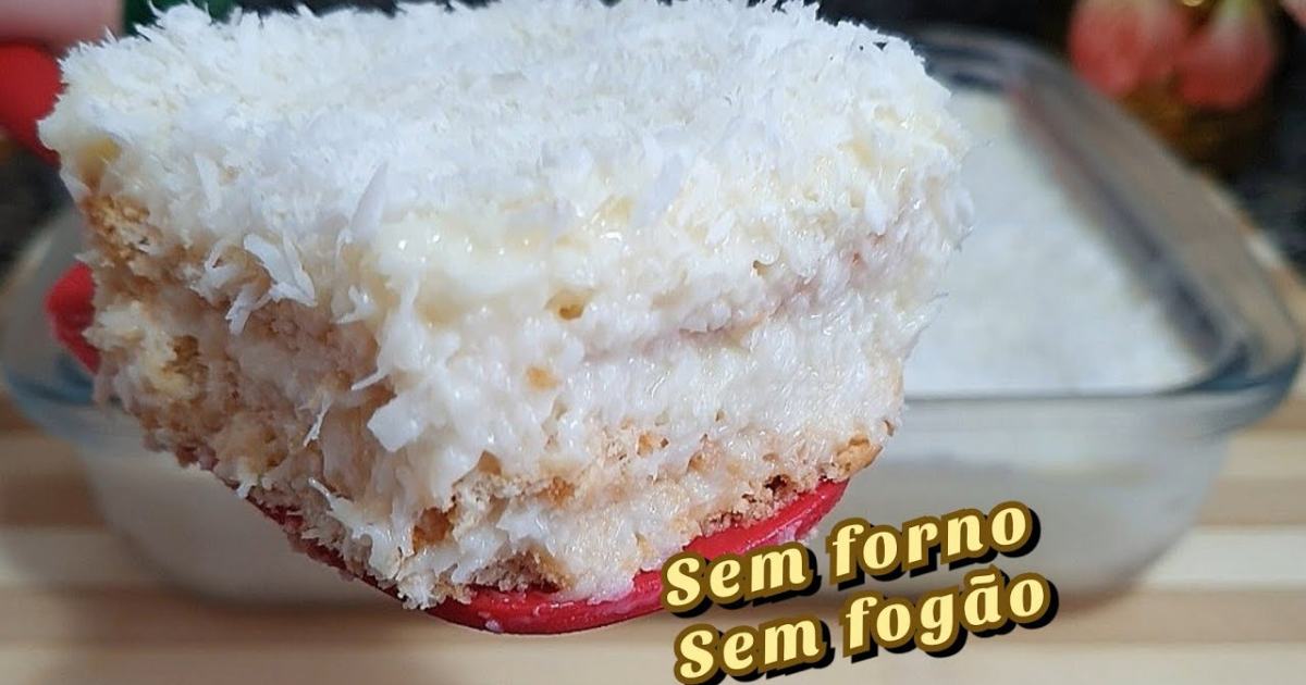 Venha saber como fazer uma sobreme de coco que não vai no fogo, é só...