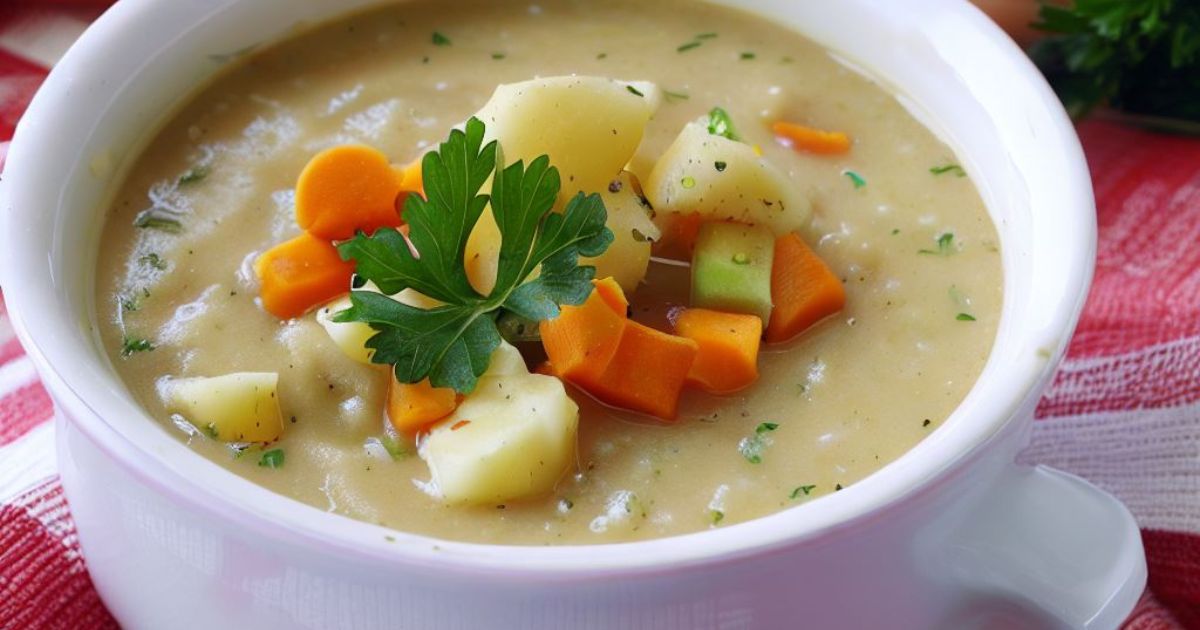 Procurando um uma boa sopa de legumes simples e nutritiva para as noites de frio?...