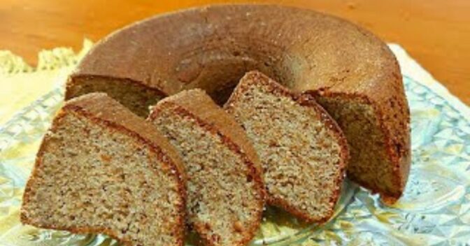 Bolos: Bolo de Banana com Canela