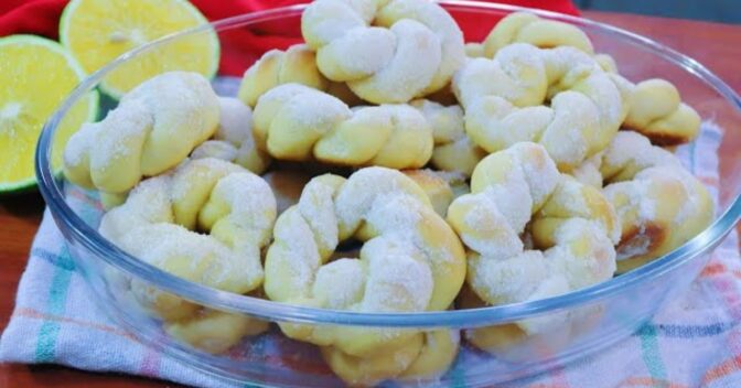 Lanche: Rosquinha Doce de Laranja para o Lanche da Tarde