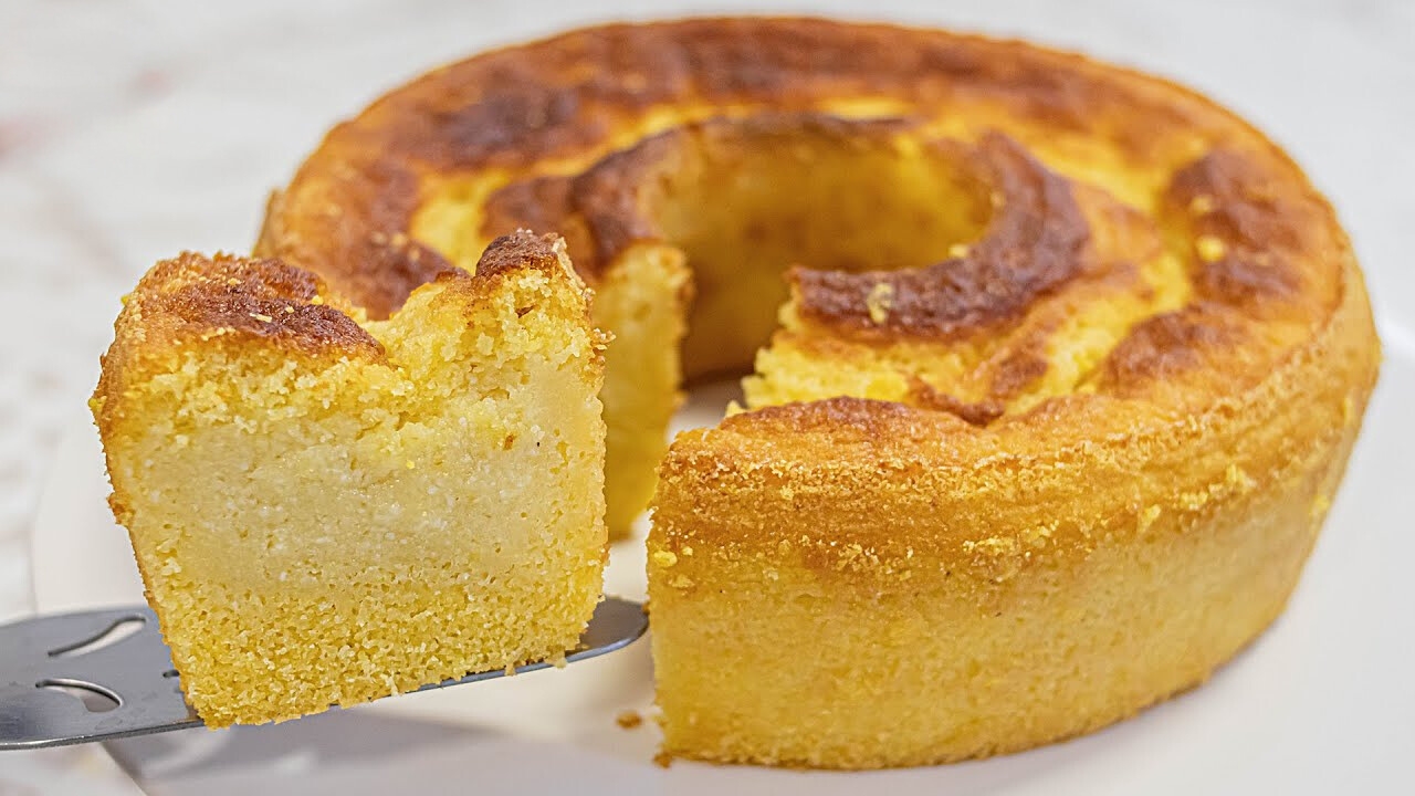 Bolo de Fubá Cremoso e Saboroso