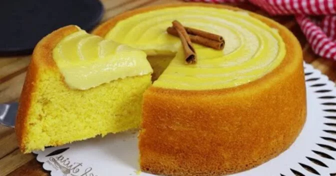 Festa Junina: Bolo de Milho de Latinha com Curau Sem Trigo Fofinho e Delicioso