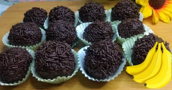 Saudável: Brigadeiro Fit de Banana