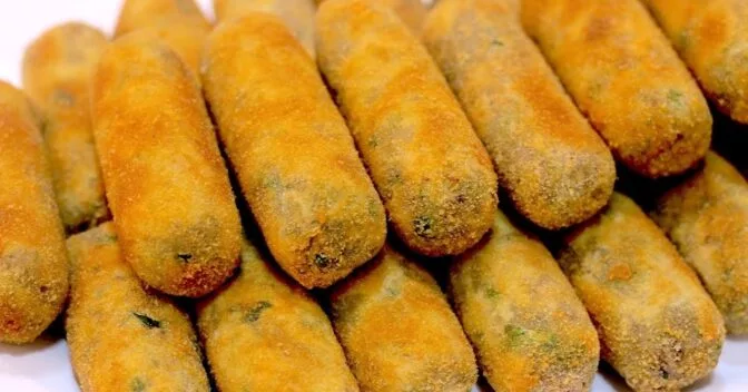 Lanche: Croquete de Carne Moída Super Gostoso