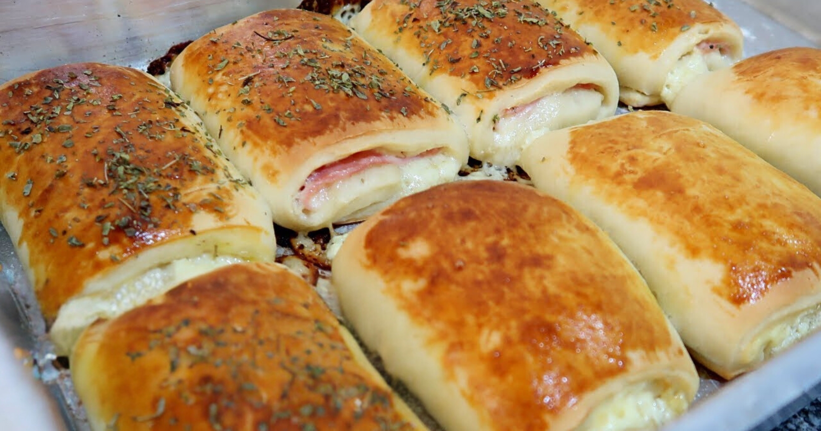 Receita de Joelho de Queijo e Presunto Super Fácil e Delicioso O Joelho de Queijo...