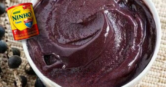 Sobremesas: Receita de Mousse de Açaí com Leite Ninho Sobremesa Fácil e Deliciosa Para o Dia das Mães com apenas 3 Ingredientes