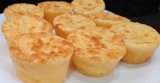 Bolos: Faça essa Receita de Bolinho de Tapioca com Queijo, Fácil e Delicioso